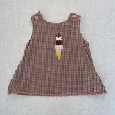 Glorimont Reversible Puppy and IceCream Applique